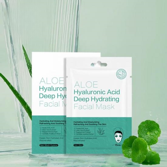 Aloe Hyaluronic Acid  Hydrating Facial Mask