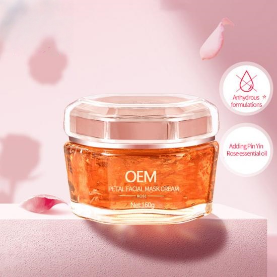 OEM Rose Petal Facial Mask Cream Manufacturers,Professional Skincare Product Manufacturers
