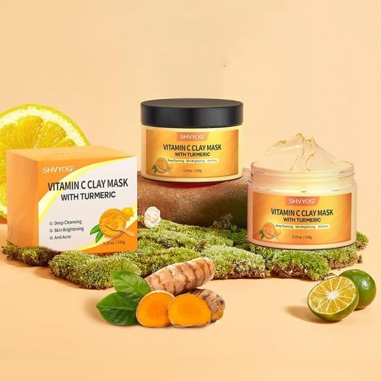 Turmeric Vitamin C Clay Mask Manufacturers,Professional Skincare Product Manufacturers