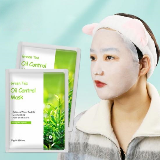 Green tea cotton facial mask sheet Manufacturers,Professional Skincare Product Manufacturers
